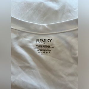 White Pumiey Tshirt NWT